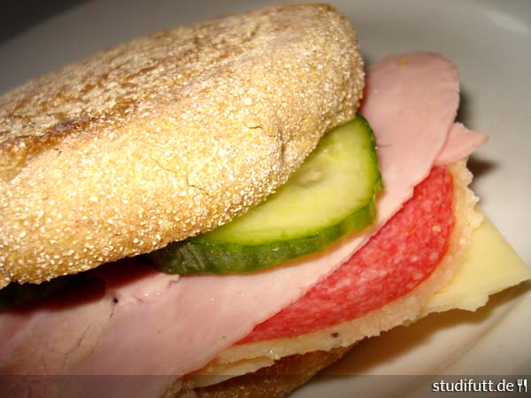 Rundes Sandwich